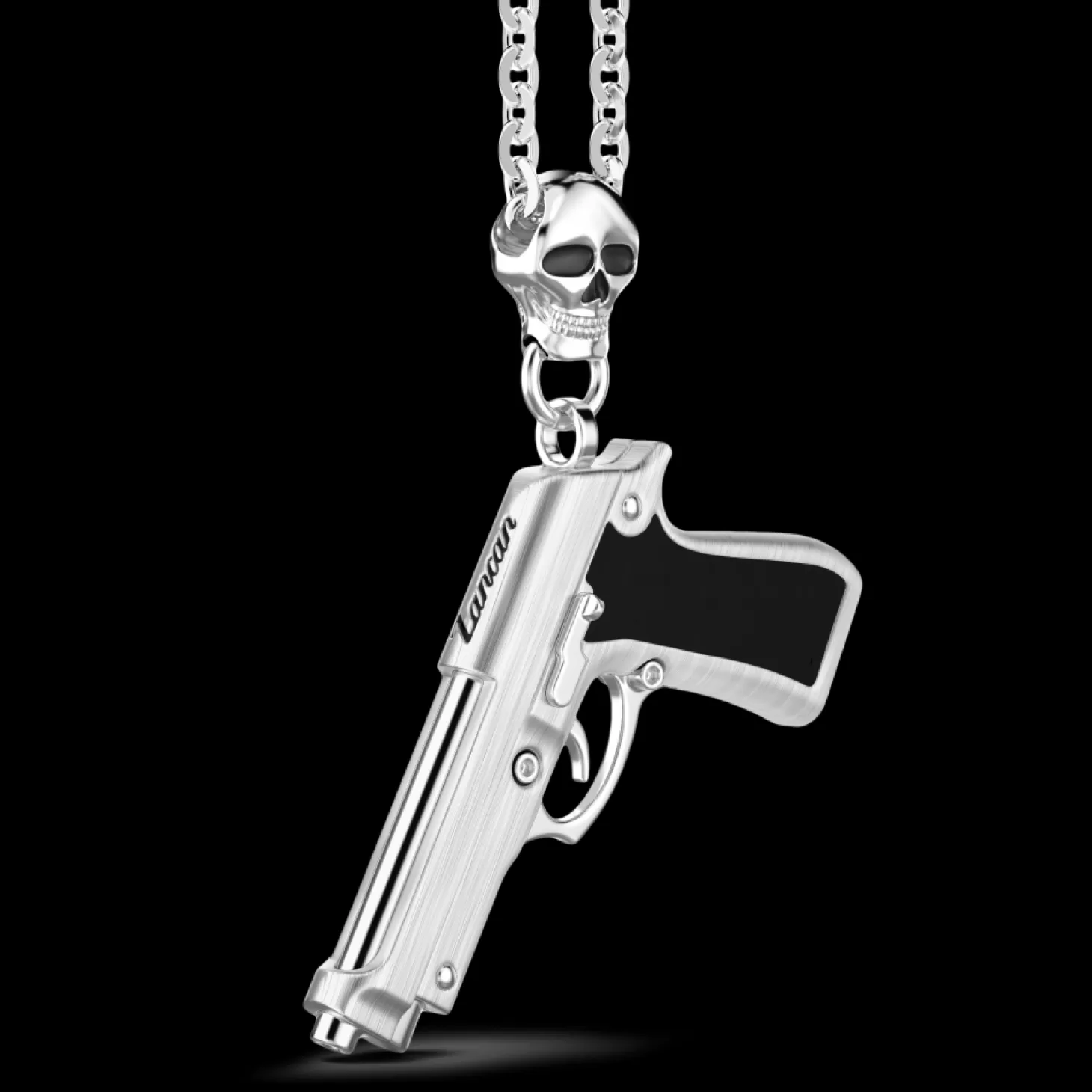 Zancan Gioielli Collana Zancan In Argento Con Pendente A Pistola.> Collane