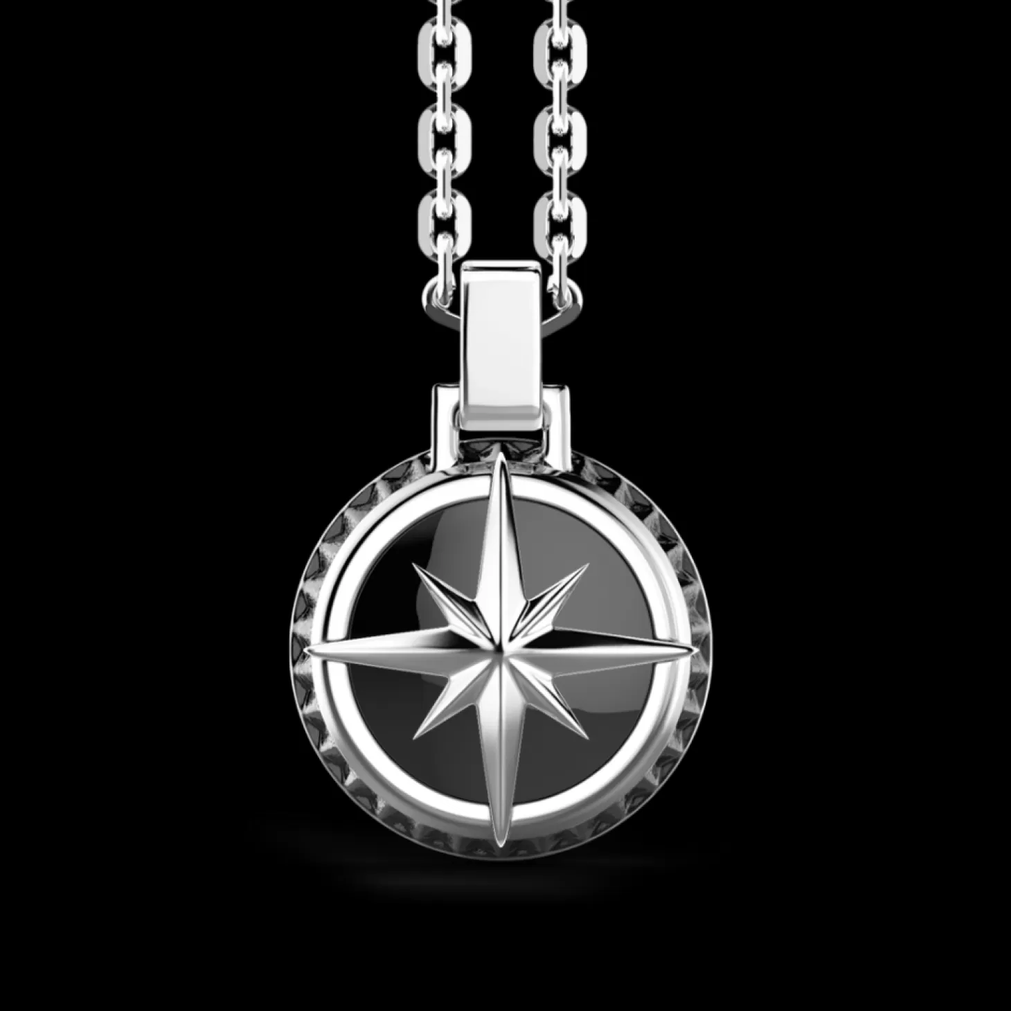 Zancan Gioielli Collana Zancan In Argento Con Pendente A Rosa Dei Venti.> Collane
