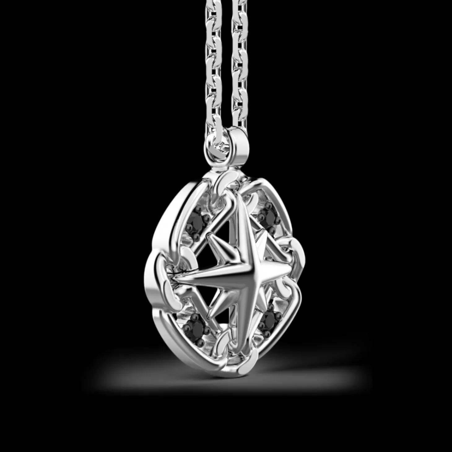 Zancan Gioielli Collana Zancan In Argento Con Pendente A Rosa Dei Venti.> Collane