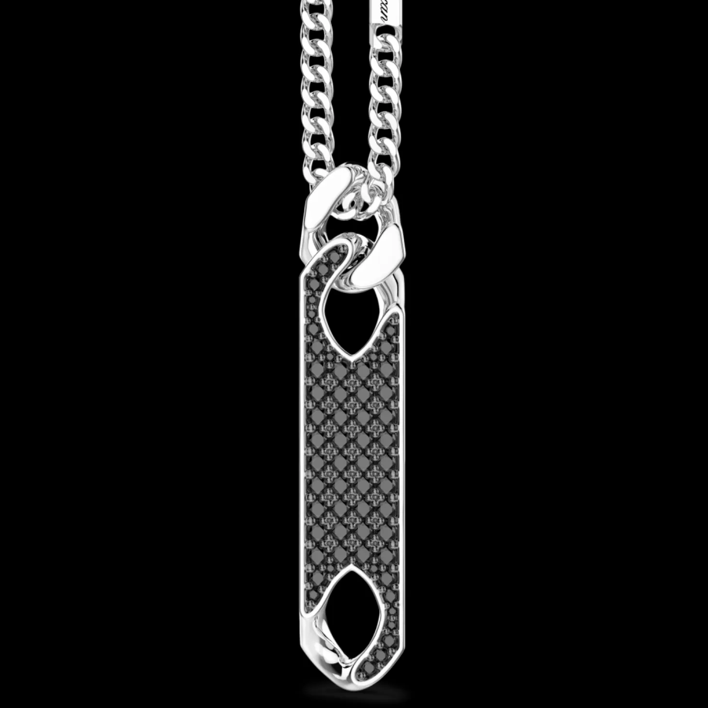 Zancan Gioielli Collana Zancan In Argento Con Pendente A Targa E Pietre.> Collane