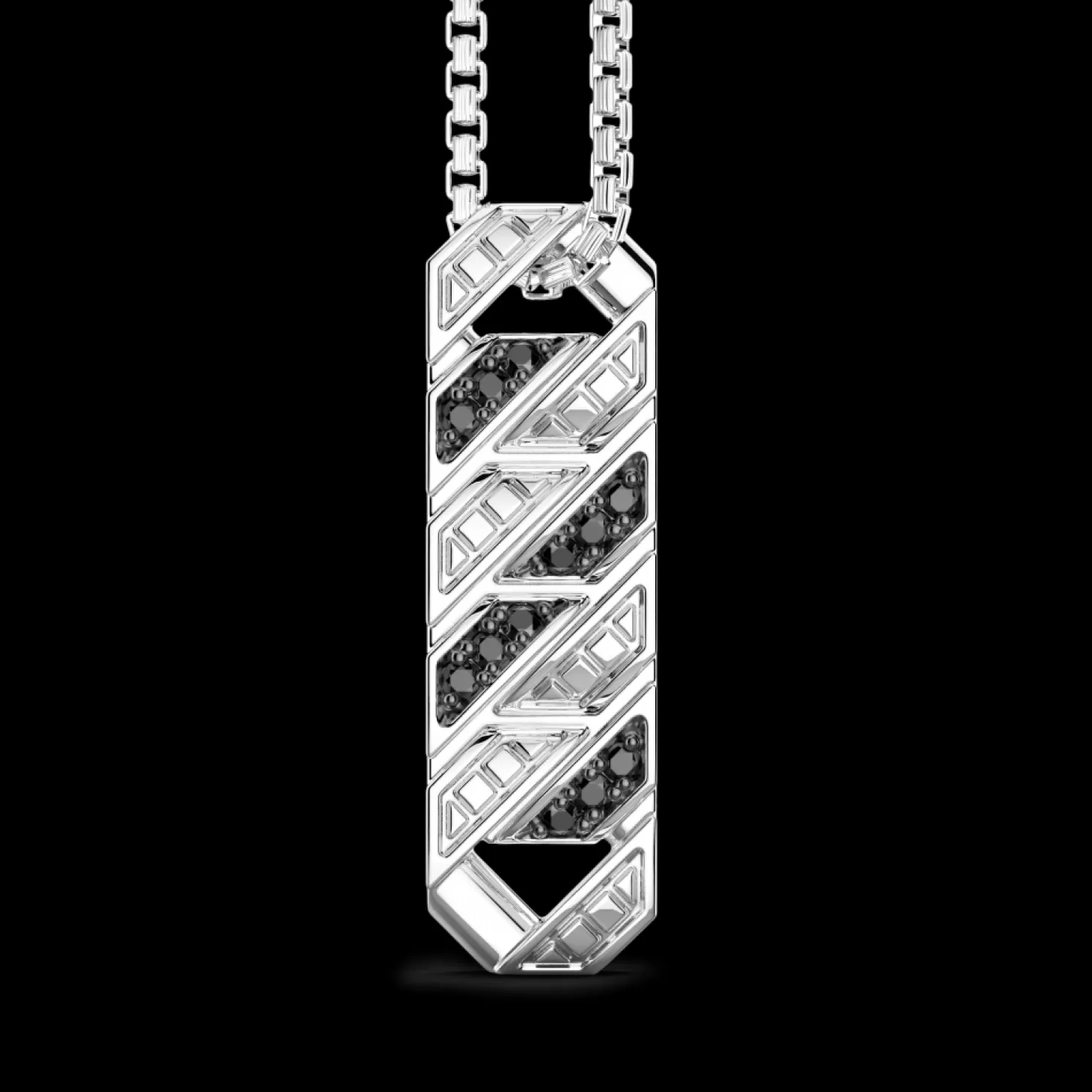 Zancan Gioielli Collana Zancan In Argento Con Pendente A Targa E Pietre.> Collane