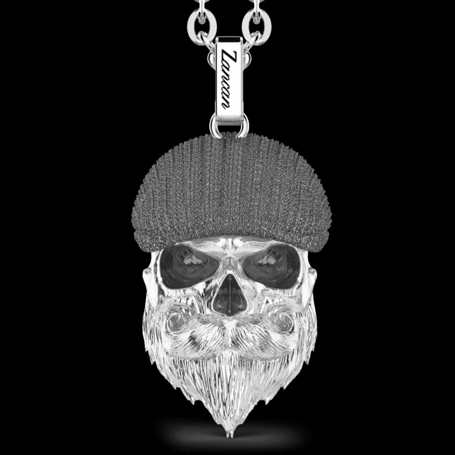 Zancan Gioielli Collana Zancan In Argento Con Pendente A Teschio Con Coppola.> Collane