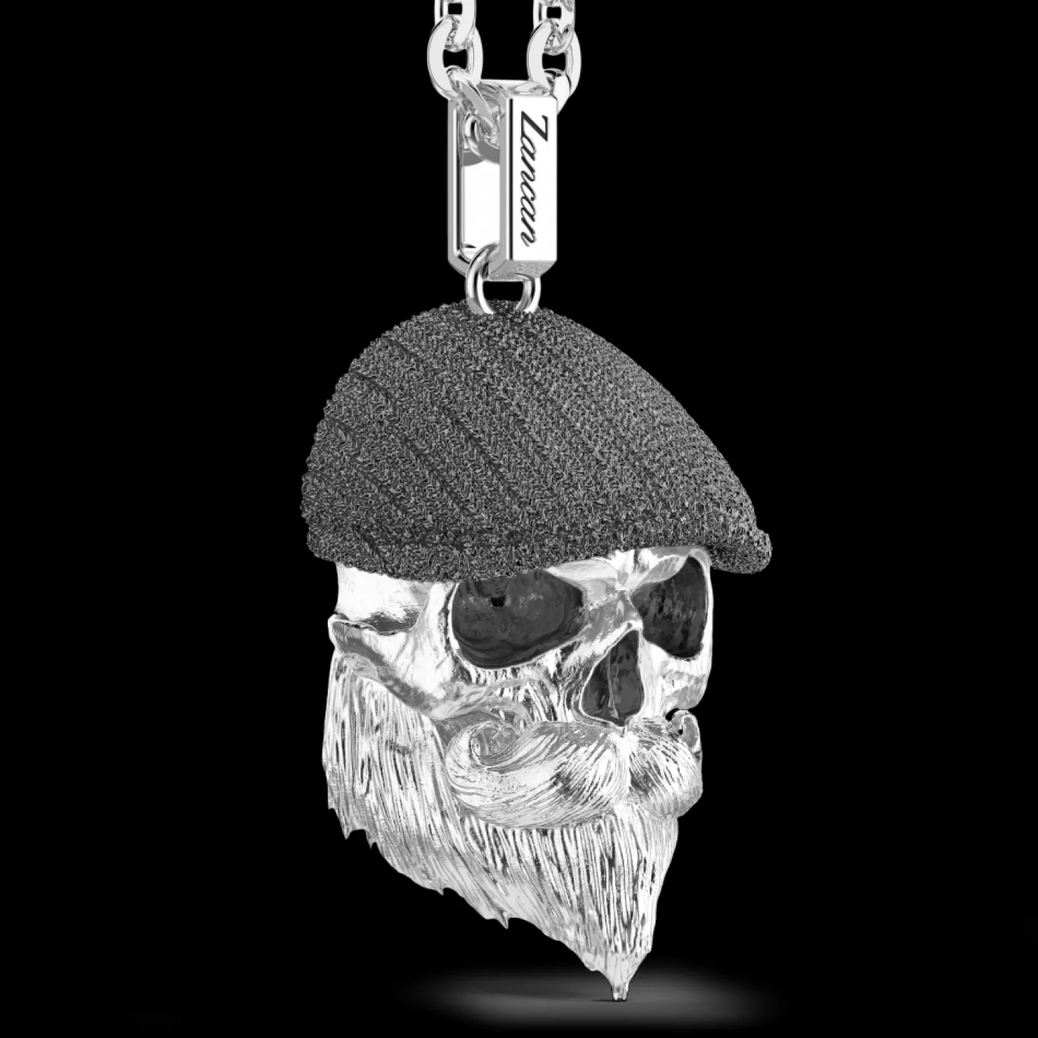 Zancan Gioielli Collana Zancan In Argento Con Pendente A Teschio Con Coppola.> Collane