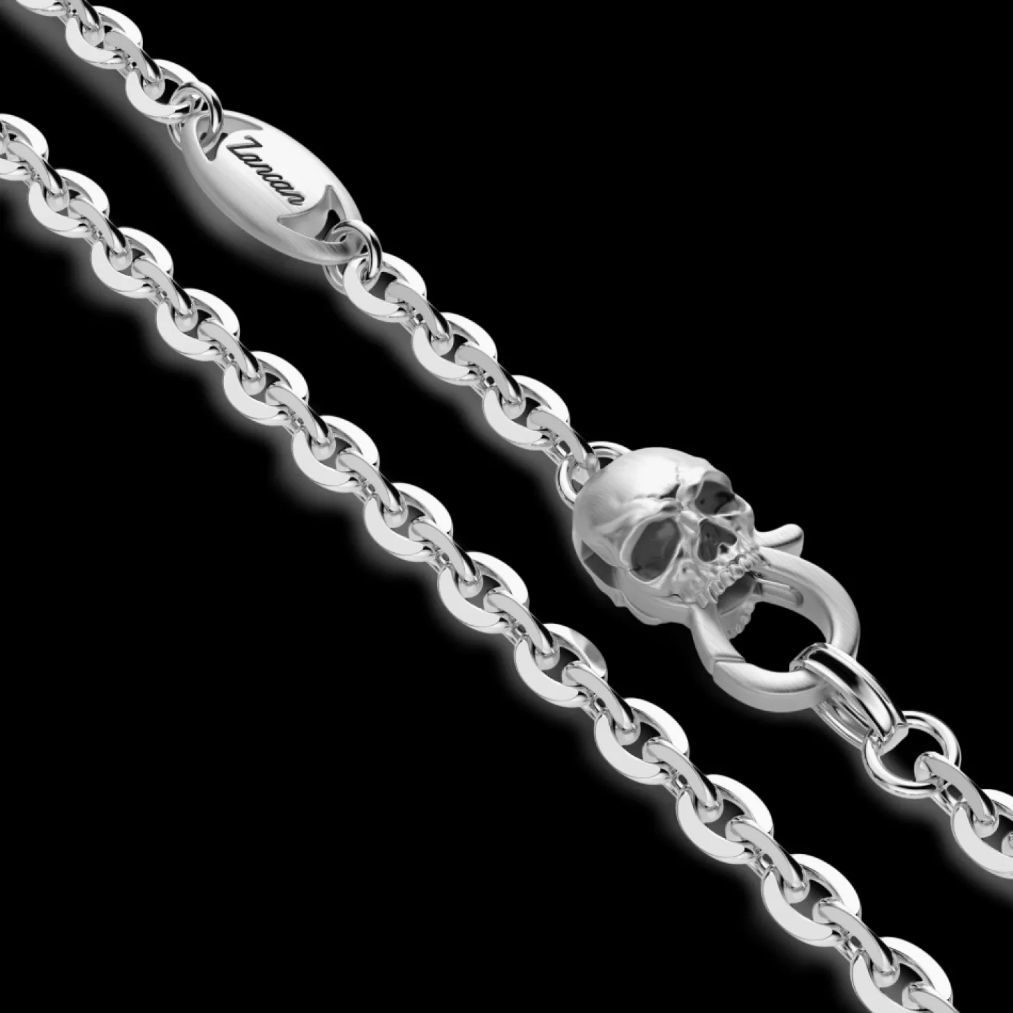 Zancan Gioielli Collana Zancan In Argento Con Pendente A Teschio Nativo Americano.> Collane
