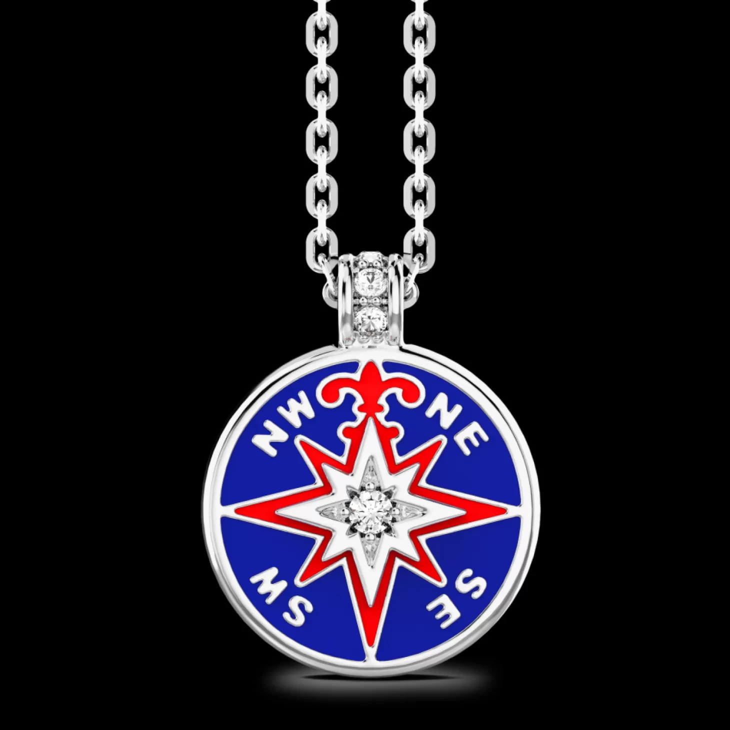 Zancan Gioielli Collana Zancan In Kevlar Con Pendente In Argento E Dettagli Smaltati.> Collane