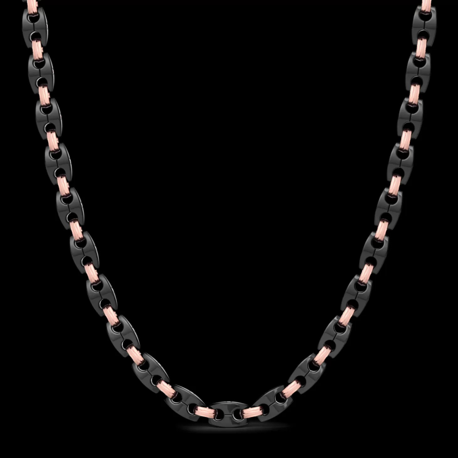 Zancan Gioielli Collana Zancan In Oro 18Kt, Ceramica Nera E Diamanti.> Collane