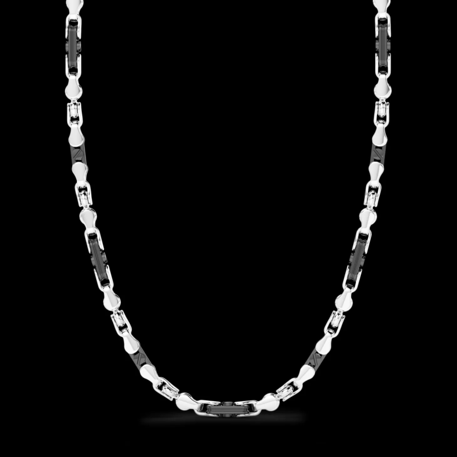Zancan Gioielli Collana Zancan Solo Maglia In Argento E Ceramica.> Collane