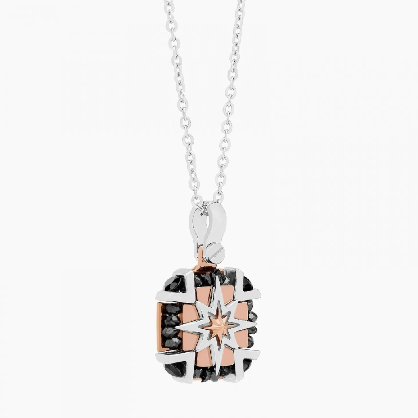 Zancan Gioielli Collanazancan In Oro Bianco Con Iconica Rosa Dei Venti .> Collane