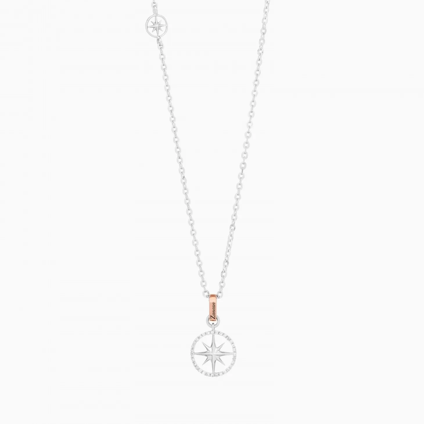 Zancan Gioielli Collanazancan In Oro Con Pendente Rosa Dei Venti E Diamanti.> Collane