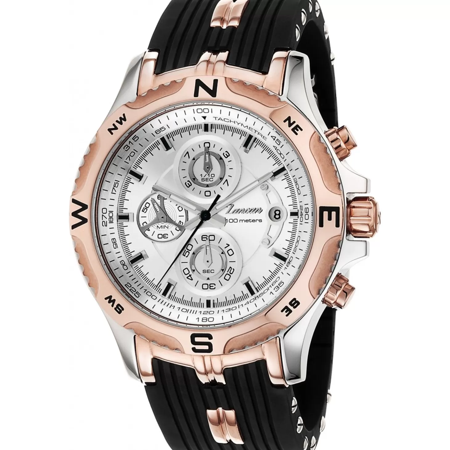 Zancan Gioielli Cronografo Zancan Con Datario E Cinturino In Silicone.> Orologi