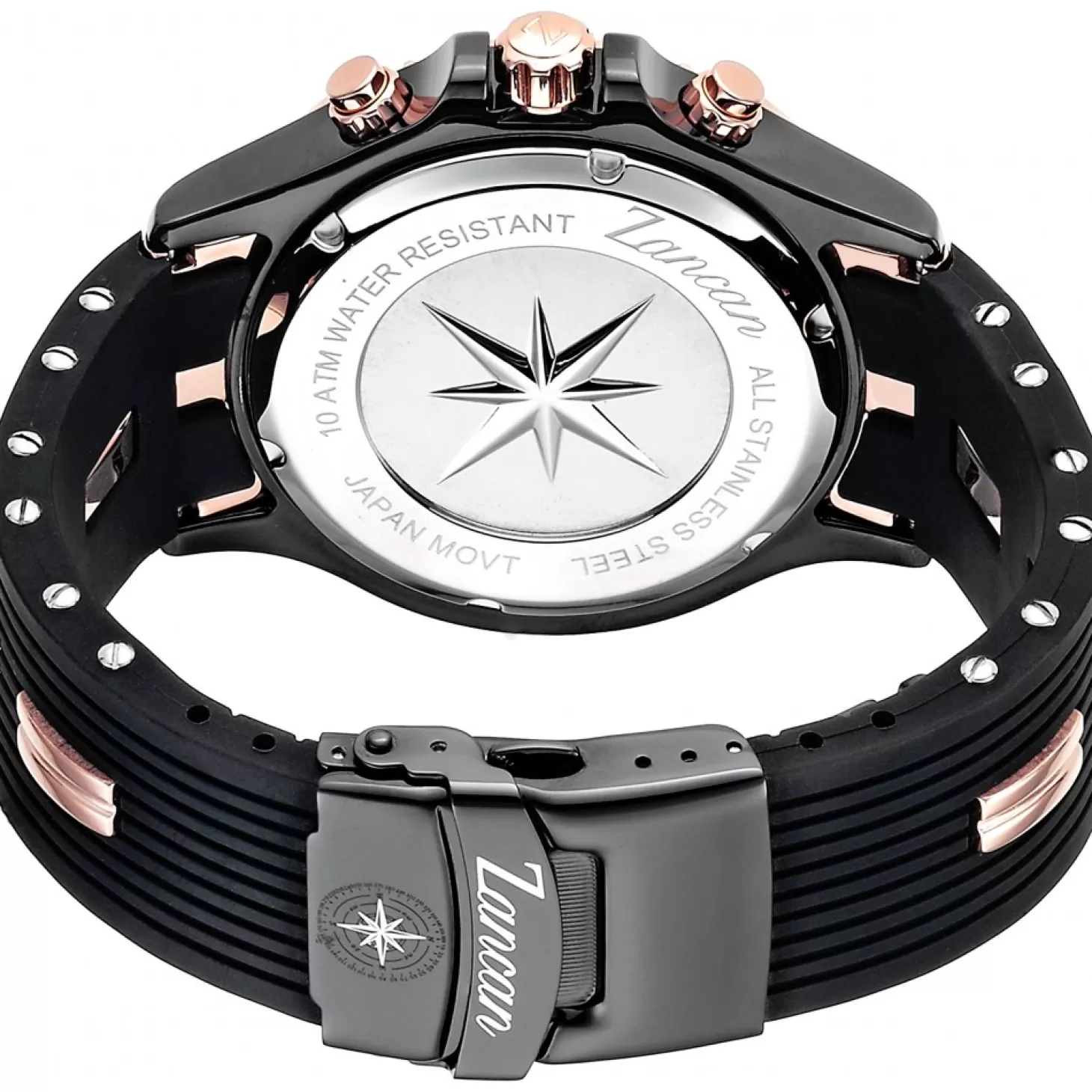 Zancan Gioielli Cronografo Zancan Con Datario E Cinturino In Silicone.> Orologi